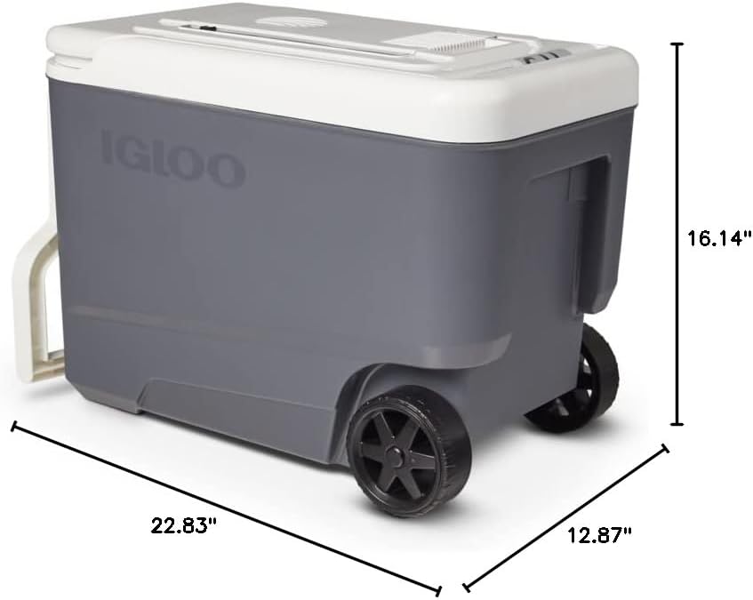 Igloo Iceless Thermoelectric Cooler, Portable Cooler Electric, Plug-in 12V Camping Fridge Cooler, Electric Ice Chest, Hielera Electrica