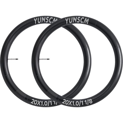 Heavy Duty Bike Inner Tube 20x1.0-1 1/8 FV60mm Presta Valve 2-Pack