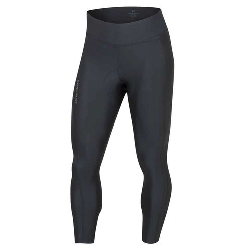 PEARL IZUMI Women's Sugar 21" Cropped Cycling Tights, Wide Waistband & Two Side Cargo Pockets, Reflective Fabric Black