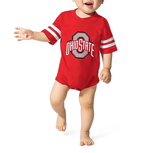 Ohio State Buckeyes Infant Football Jersey Romper - 12 Months