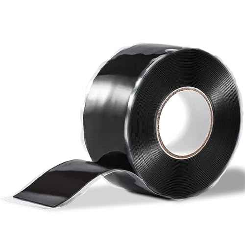 Self-fusing Silicone Tape(20mil), Fusion Grip Tape, Applicable to Silicone wrap for Barbells, Dumbbells, Pull-ups, and Tools Like Bike Handlebars, Wrenches, and More (1 in * 10 ft)