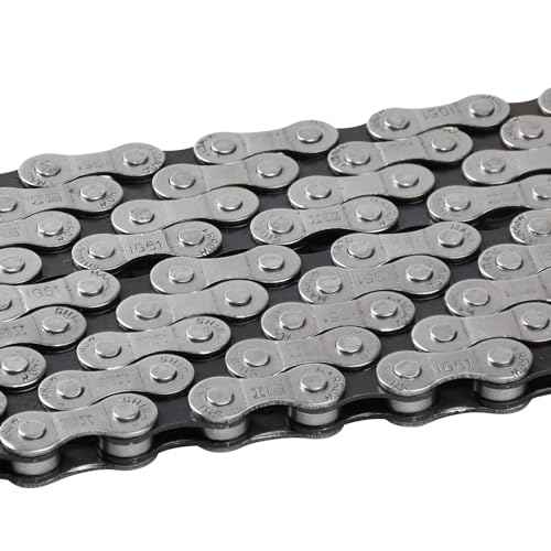 Single/6/7/8 Speed Bike Chain, 1/2 x 3/32 Inch, 116 Links, Mountain & Road Cycling Chain (6/7/8 Speed, 1 Set)