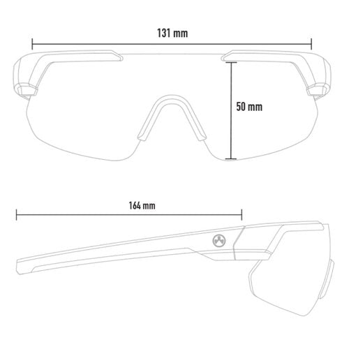 Magpul Defiant Tactical Glasses Sport Sunglasses for Men Polarized Rectangular, Flat Dark Earth, One Size