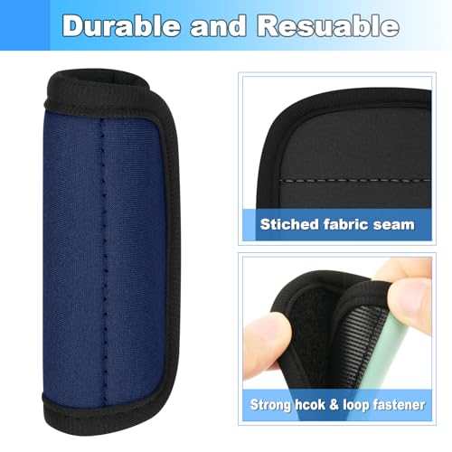 Cosmos 5 Pcs Handle Cover Compatible with Stanley Tumbler Handle, Water Bottle Handle Protector Coat Travel Mug Insulated Cup Handle Wrap Grip Sleeve Compatible with Stanley Cup Accessories, 5 Colors