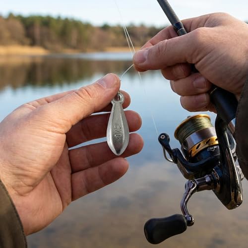6 Ounce No-Roll Hexagonal Fishing Sinkers for Saltwater & Catfish - 8pcs