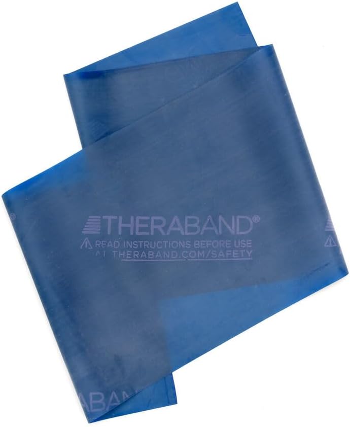 THERABAND Professional Resistance Bands - 5ft Latex Elastic for Home Workouts, Rehab & Pilates (15/30 Count)