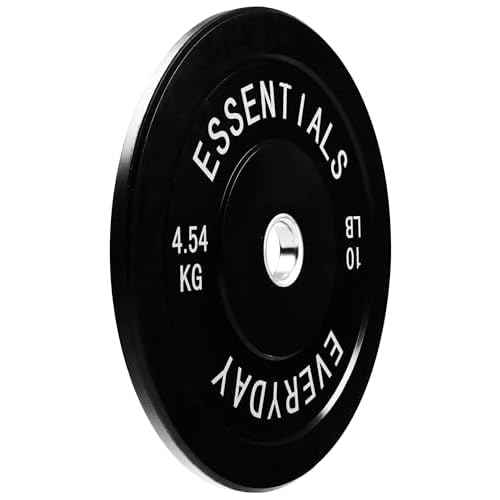 Fitvids 2-Inch Olympic Bumper Plates, Perfect Weight Plates for Weightlifting and Strength Training, Multiple Weights Available