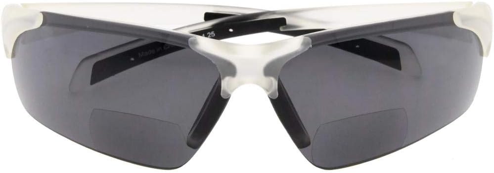 Eyekepper TR90 Unbreakable Sports Polarized Half-Rimless Bifocal Sunglasses