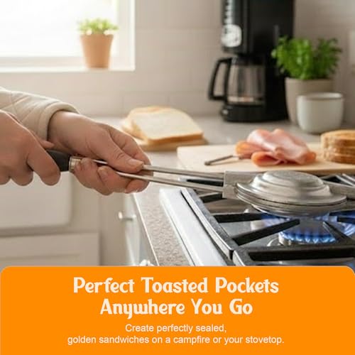 Handheld Sandwich Maker - Classic Panini & Pie Iron, Retro 1945, Regular