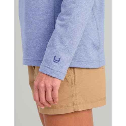 HUK womens Coldfront+ 1/4 Zip, Performance Fishing Jacket for Women