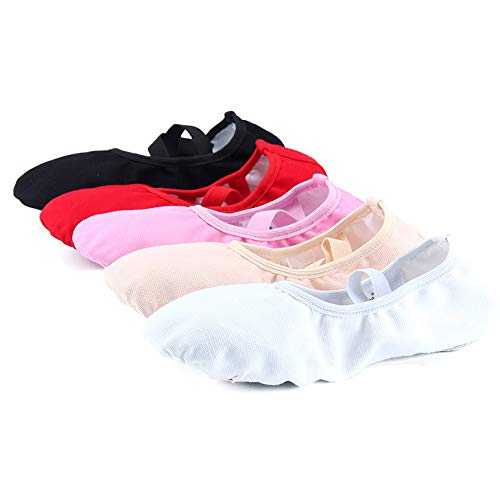 Women Canvas Ballet Slippers Dance Shoes for Adults
