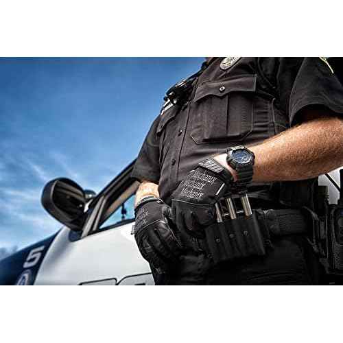 Mechanix Wear Tactical Specialty Recon Gloves - Heavy Duty - Slim-Fitting Leather Work Gloves - Touchscreen Compatible - Machine Washable - Medium - Covert Black