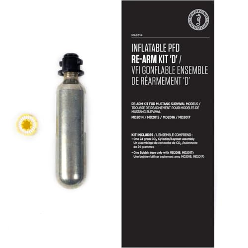 Mustang Survival Re-Arm Kit for Inflatable Life Jackets - Model MA2014 (24g)
