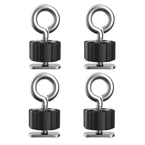 9004 Kayak Rail Track Screws Tie Down Eyelet, Kayak Knob Nuts Hardware, Stainless Steel Kayak Screws, Outdoor Parts Tool Rails Bolts for Canoe Boat.