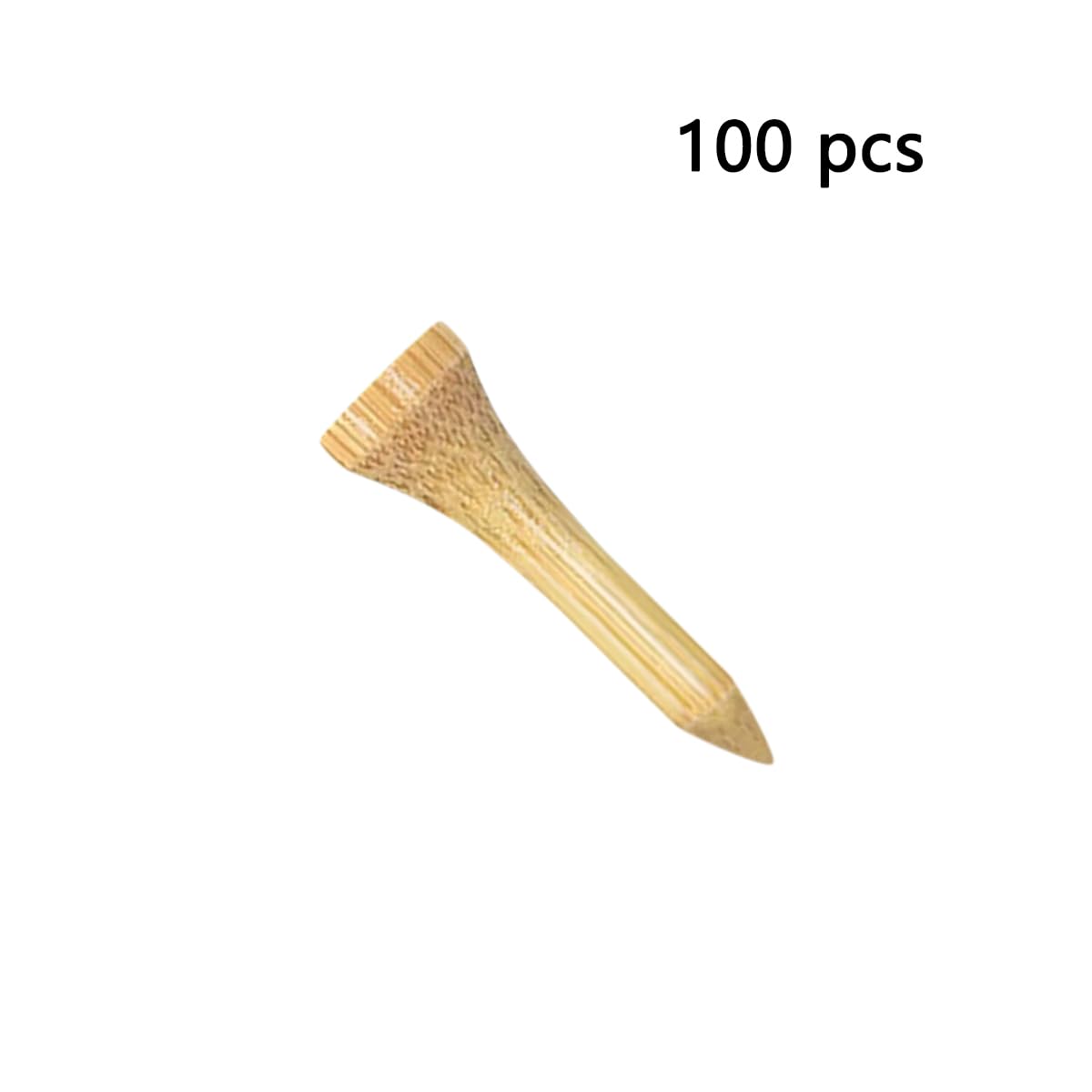 Zivisk Wooden Golf Tees 1-1/2" 100 Count 38mm Natural