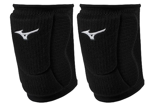 Mizuno Women's LR6 Pro ECO Volleyball Knee Pads Large Black