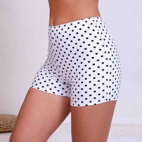 Halcurt Women's 3" High Waisted Swim Board Shorts (Available in Plus) Beach Quick Dry Boyshorts Swimsuit Bottoms