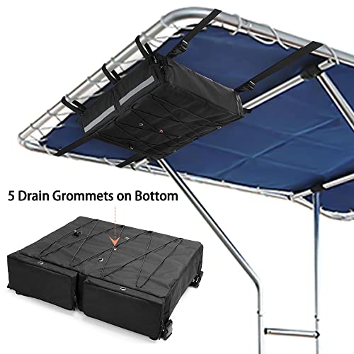 Fasrom T-Top Boat Storage Bag for 4 Life Jackets - Heavy Duty Nylon