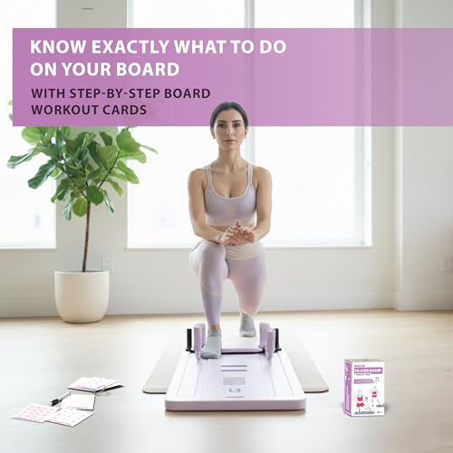 Pilates Reformer Workout Cards - 71 Exercise Guides with Instructions & 28-Day Challenge