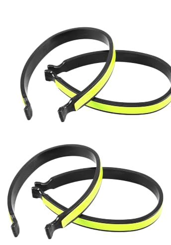 3Pcs Cycling Trouser Clip Cycling Ankle Safety Band Reflective Bicycles Clip Pant Leg Cuff Clip Bikes Cycling Equipment Cycling Trouser Wrap Clip Reflective Gear Accessories Outdoor Recreation