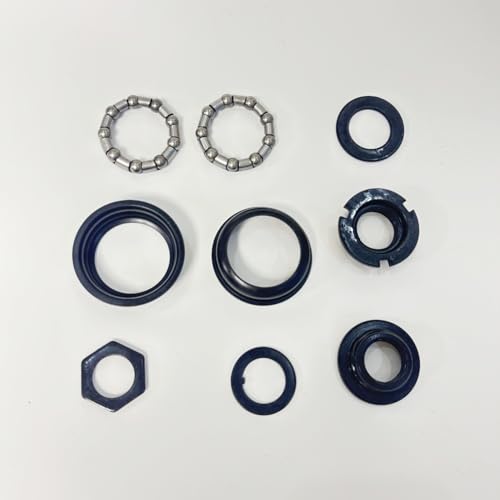 Bike Crank Set 44T 165mm Bottom Pedal Kit for 26" Bikes Black