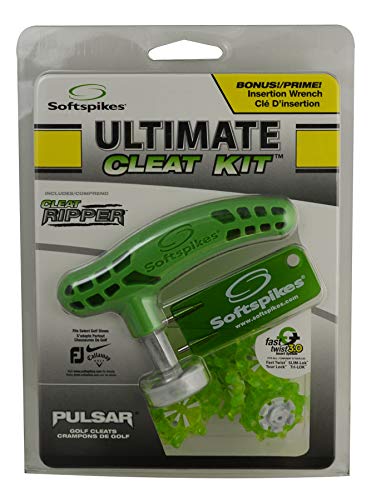 SoftSpikes Golf Spikes Fast Twist 3.0 - Green / 18 Spikes & Wrench