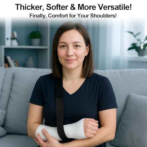2 Pack Strap Cushion for Arm Sling Soft Padded Sling Shoulder Support for Injury Recovery,Wrist Injury Support Strap Pad to Release Stress,Neck & Shoulder Pain Relief