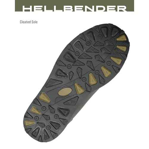FROGG TOGGS Men's Hellbender Waterproof Fishing Wading Boot for Fishing in Felt or Cleated