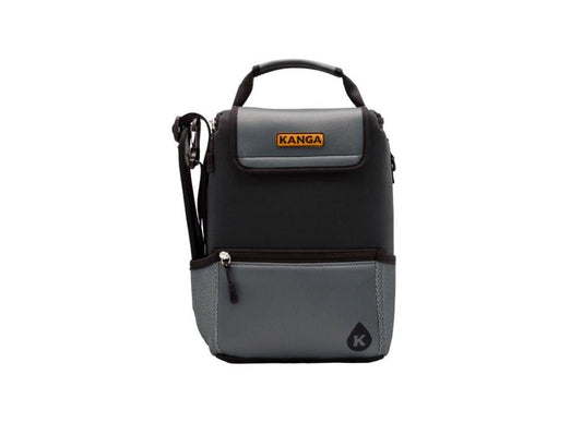 Kanga Insulated Cooler Bag - Soft Cooler Bag - 6 or 12 Can Beer and Seltzer Drink Cooler - Insulated Leak Proof and Durability Tested - Kanga Pouch Cooler (Midnight)