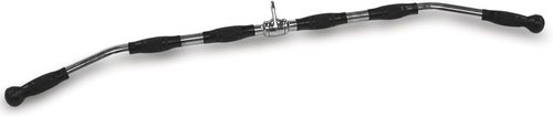 Body-Solid Tools Pro-Grip Lat Bar Cable Attachment for Gym, Functional Trainer with Curl Cable Bar Attachments, Ideal for Lat Pulldown, Tricep and Shoulder Workouts
