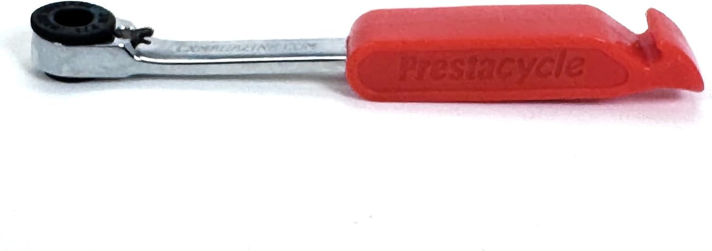 Prestaratchet II Mini Ratchet Multi-Tool Kit with Tire Lever & 12 CRV Bits