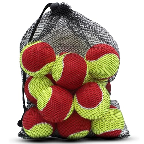 Magicorange Low Compression Tennis Balls - Red, 20 Pack for Beginners & Training