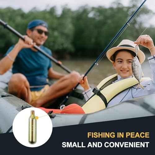 24 Gram CO2 Cartridge Life Jacket Rearming Kit, Auto/Manual PFD, Metal Cartridge for Life Jacket CO2 Cartridges.