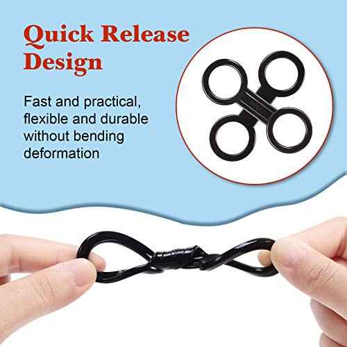 Weewooday Scuba Diving Snorkel Keeper Silicone Snorkel Clip for Mask Strap Keeper Lock Kit, Dive Mask Strap Tube Holder Retainer Universal Plastic Attachment Replacement Gear Accessories