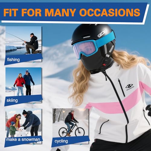 Balaclava Ski Mask Winter Face Mask for Men Women - Warm,Breathable,Windproof Gear for Cold Weather for Skiing