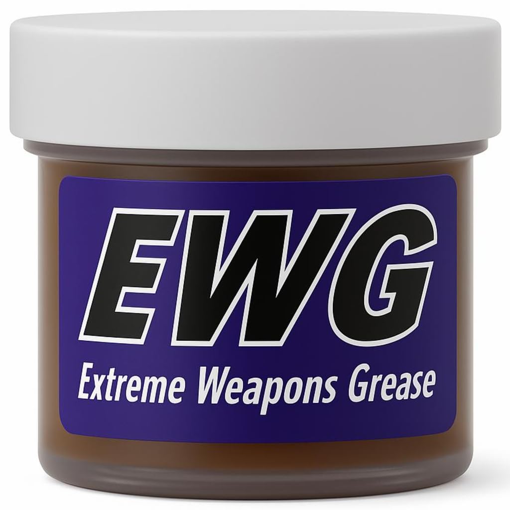 SLIP 2000 Extreme Weapons Grease (EWG), Reduces Friction and Wear, Grease Lube in Anti-Ware Package, Extreme Pressure Properties, No PTFE, 4 oz