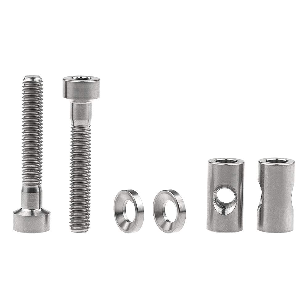 Titanium Ti M5x30mm Bolt Nut Washer for Thomson Seatpost Cycling Bolts