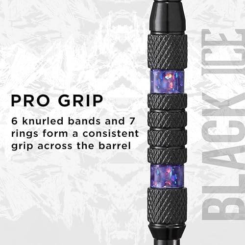 Viper Black Ice Soft Tip Darts - Purple 16 Grams - Precision Steel Tip