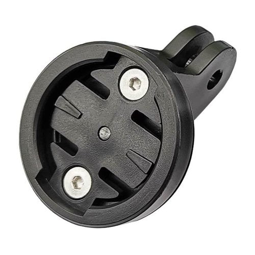 Tobefore Lightweight Bicycle Camera Adapter Mount - Compatible with Garmin Bike Computer, Go Pro Handlebar Mount, 20mm Spacing Universal Action Camera Accessory (Black)