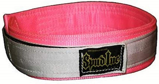 Women's Pink Deadlift Weightlifting Belt (Medium 27-32 inches Around The Belly Button)
