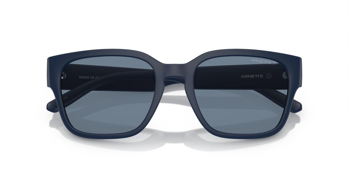 ARNETTE Man Sunglasses Matte Dark Blue Frame, Dark Blue Polarized Lenses, 54MM