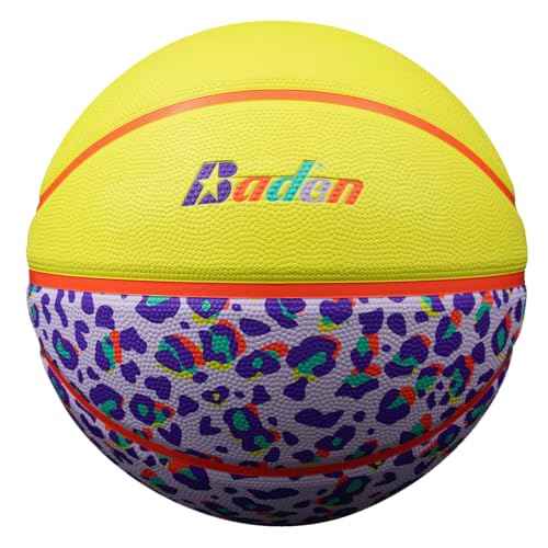 Baden | Legend Lifestyle Collection | Fun Design Outdoor Rubber Game Basketball | Youth & Adult Size 5,6,7