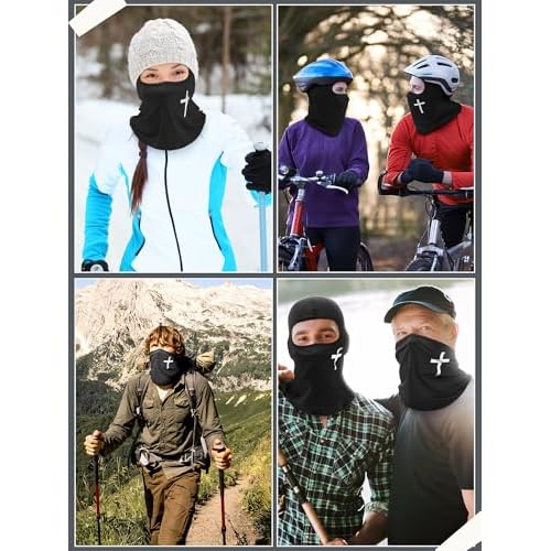 9 Pieces Ski Mask for Men Balaclava Face Mask Summer Face Mask Balaclava Full Face Mask Breathable Hood for Outdoor Use