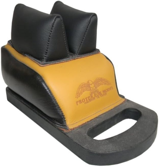 Protektor Model Deluxe BB Rear Bag 3/8" Rabbit Leather Ears with Carry Handle