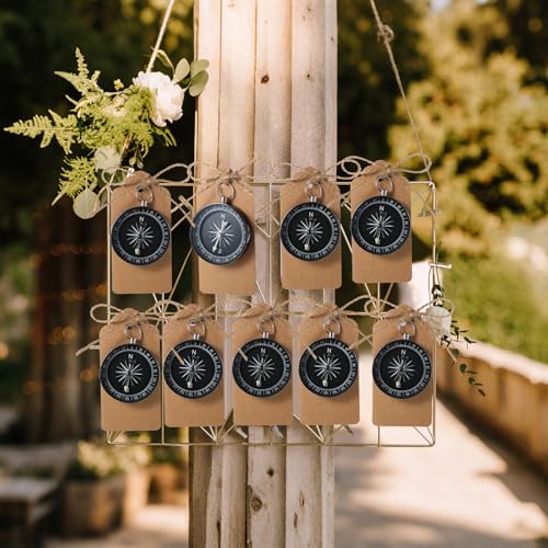Mini Nautical Compasses Party Favors Set of 60 - Wedding & Event Souvenirs