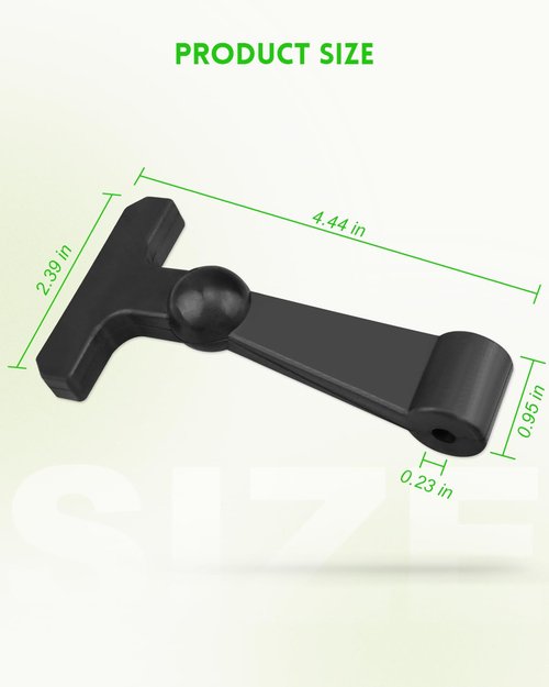 ULXIOM 4 Pack Cooler Replacement Rubber Latches Fit for YETI RTIC Coolers, Quick Mounting, Black