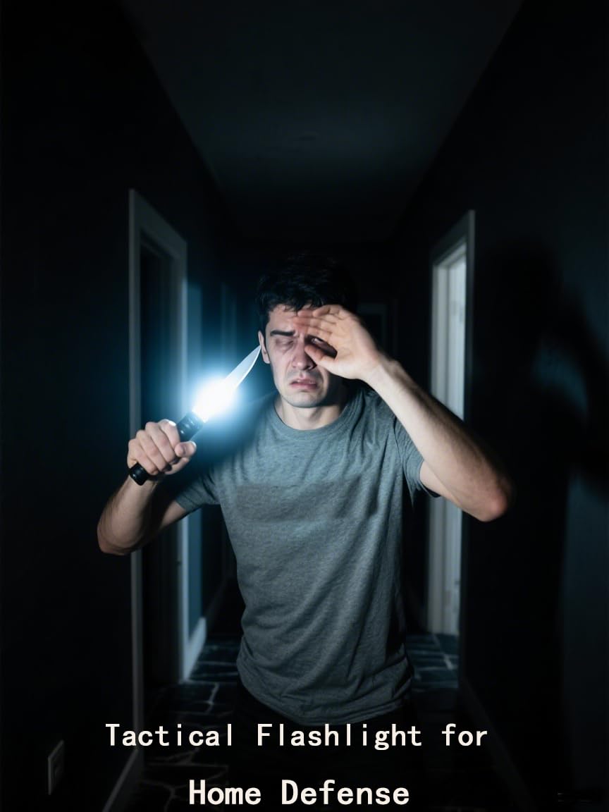 EZshoot 2000 Lumen Pistol Light with Quick Release, Magnetic Rechargeable Pistol Flashlight with Adjustable Slide Rail, Picatinny Flashlight with Strobe Mode for Home Defense, Hunting