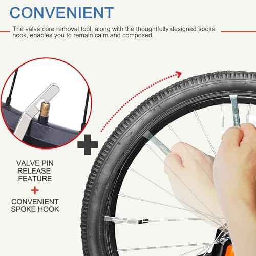 Bicycle Tire Levers, Iron Tire Spoons, Professional Bike Tire Removal Tool for Road, Mountain Bike, etc