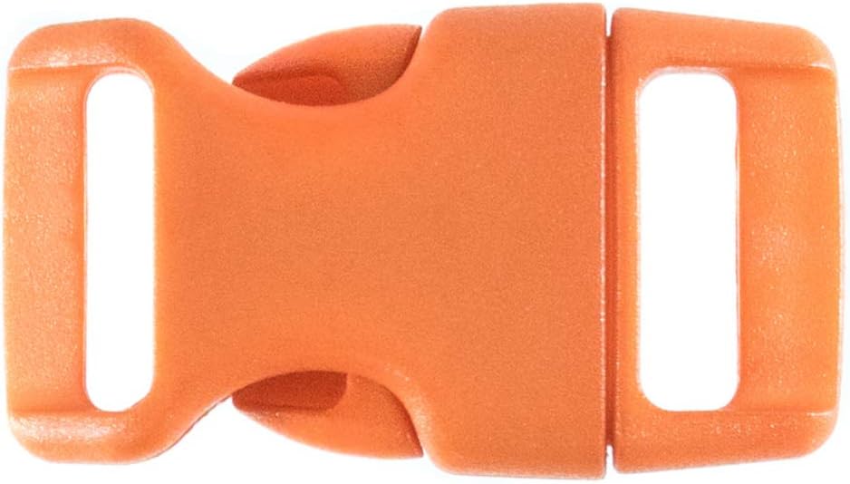 Paracord Planet 5/8 Inch Contoured Side Release Buckle (Black Cat, 10 Pack)