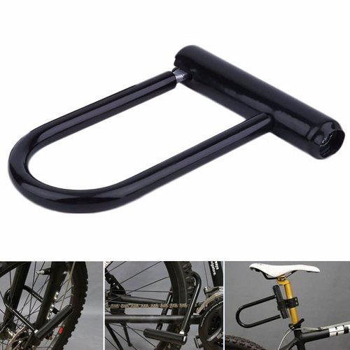Bike U-Lock Heavy Duty Anti Theft Secure Locks with Keys and Mounting Bracket for Electric Scooters, Mountain Bikes, Road Bicycles, Doors
